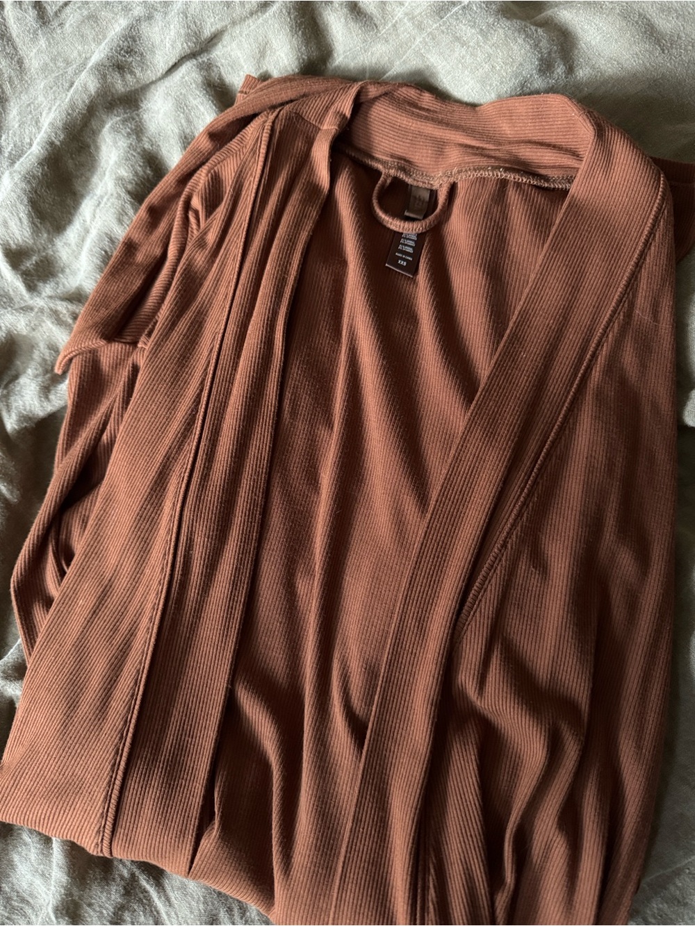 Skims Soft Lounge Robe - Camel